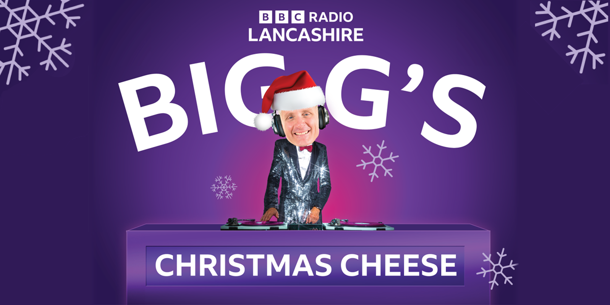 A promotional image for Big G’s Christmas Cheese for BBC Children in Need event